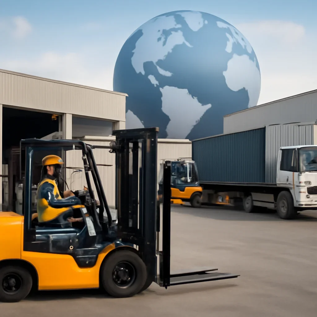 International forklift operations connected to Home